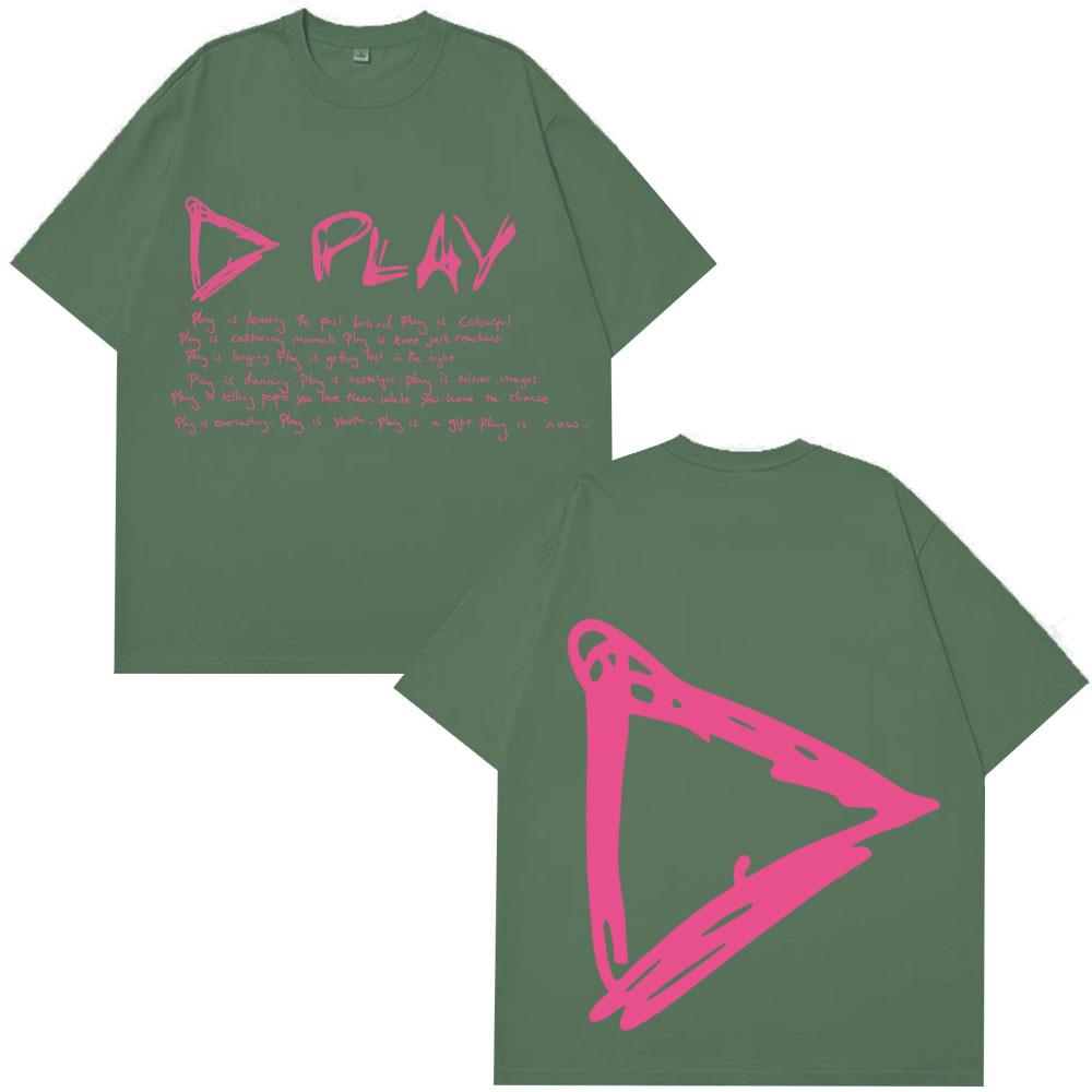 Ed Sheeran Play Tour 2025 T Shirts Unisex Women Fashion Harajuku Streetwear Oversized Cozy Cotton Casual Tees Vintage Couple TShirt