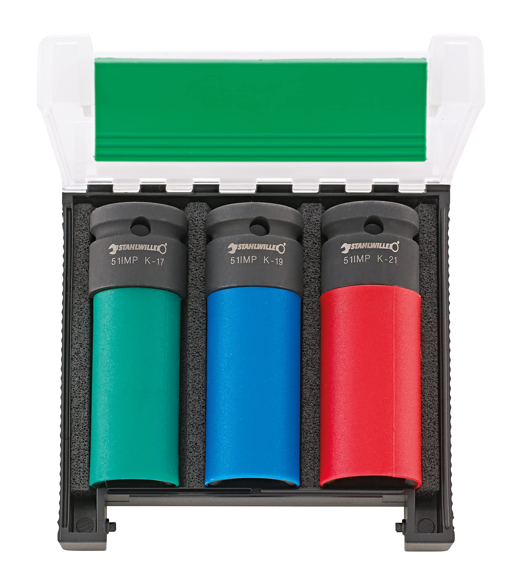 

STAHLWILLE 3-Piece Wheel Nut Set with Case, 51IMPK/3