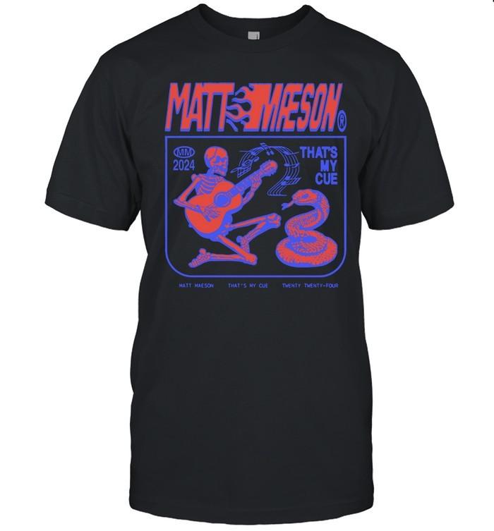 

Matt Maeson That’s My Cue Red Skeleton Graphic Tee Unisex T-Shirt M