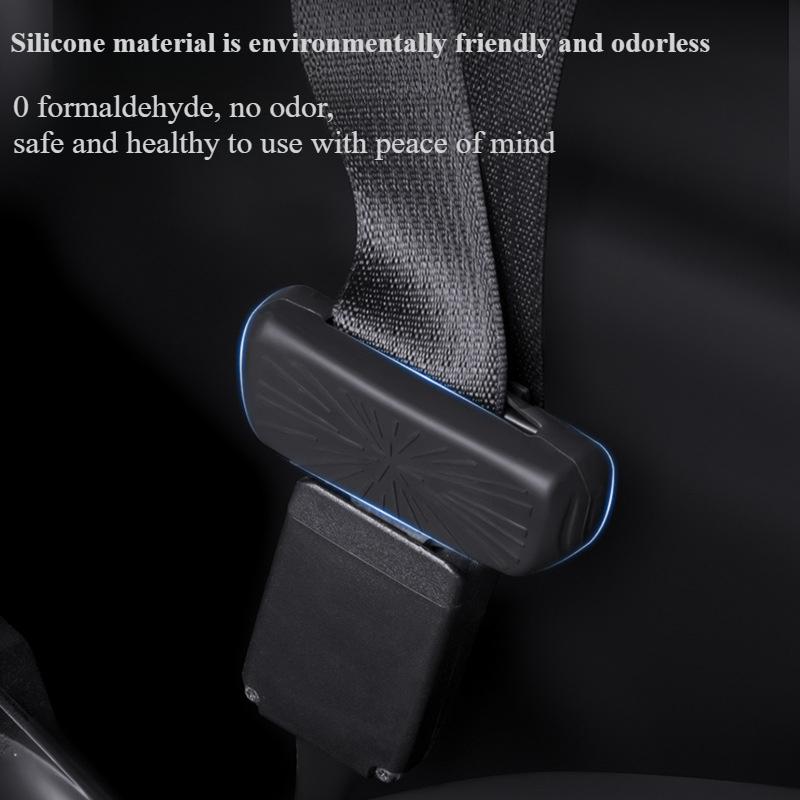 Car Seatbelt Buckle Cover for Tesla Model 3/Y/3+ Highland 2024 Silicone Seat Belt Buckle Protective Cover Interior Accessories