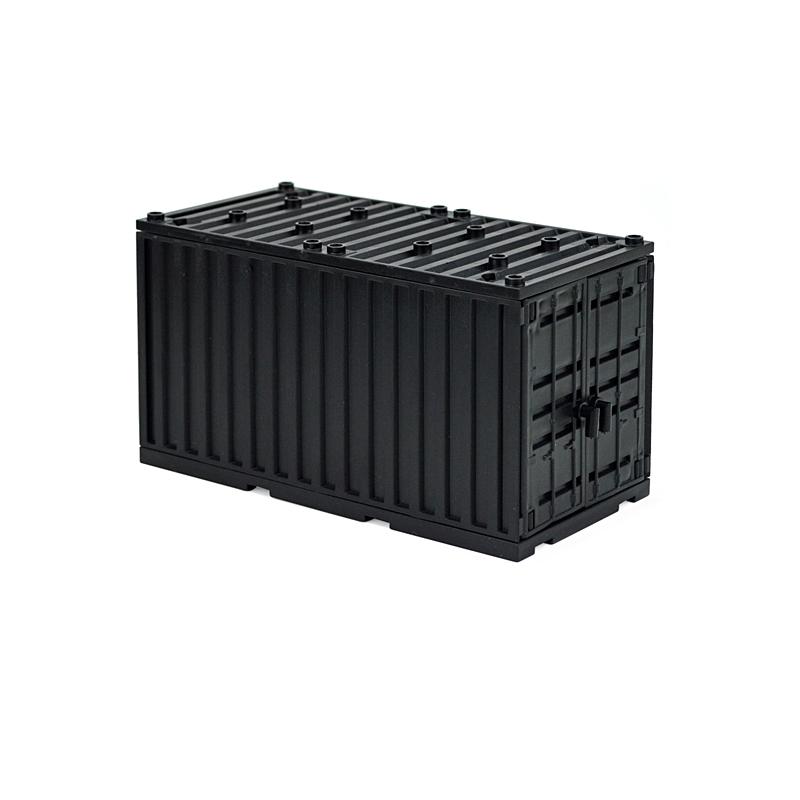 MOC Bricks Military Container Boxes Building Block Mini Figure Accessories Army Scene WW2 DIY Military Container Bricks