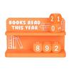 Reading Counter Bookshelf Decor Book Read This Year Ornament Yearly Reading Record Reading Challenge Tracker Gift for Book Lovers