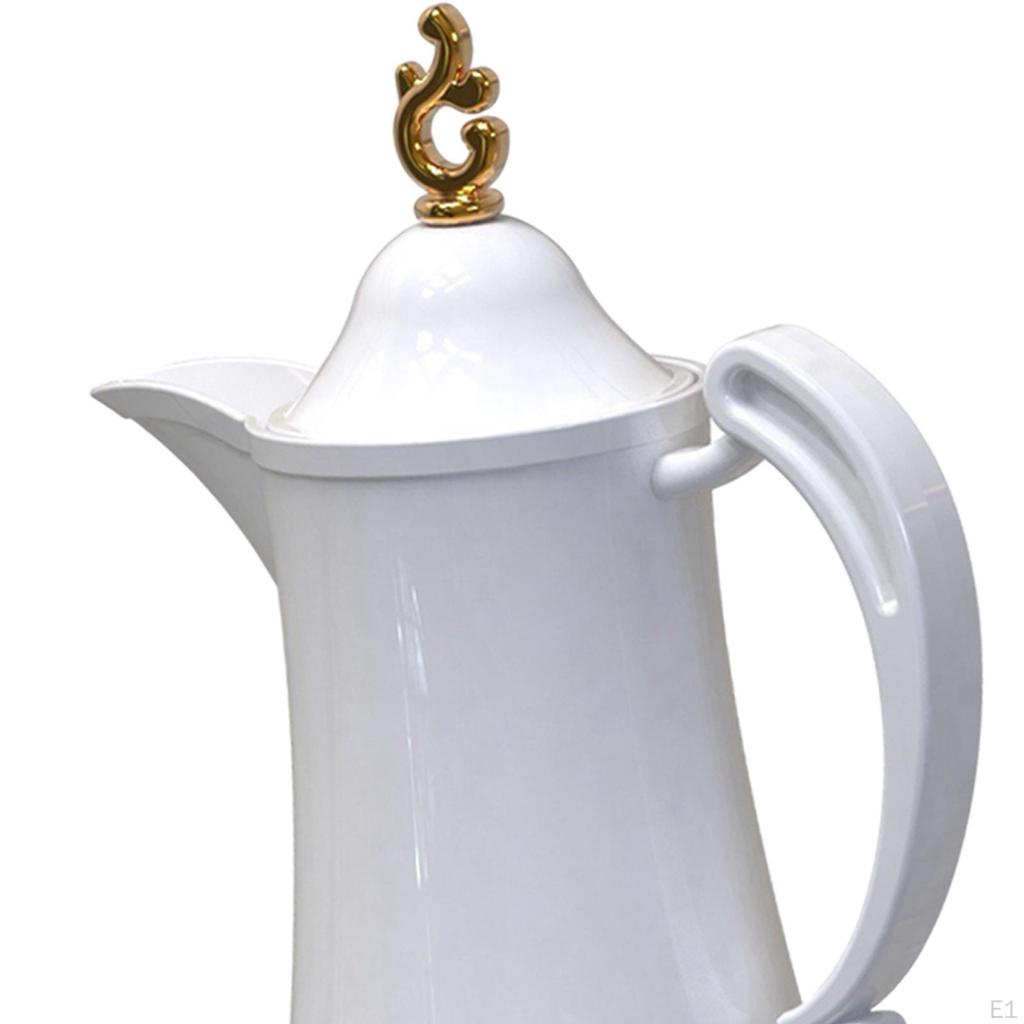 Insulated Coffee Pot Insulation Beverage Dispenser Double Walled Glass Thermal Leakproof 800ml