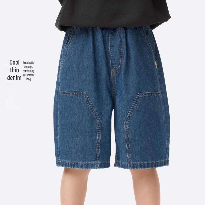 Boys  Soft Denim Casual Shorts 140