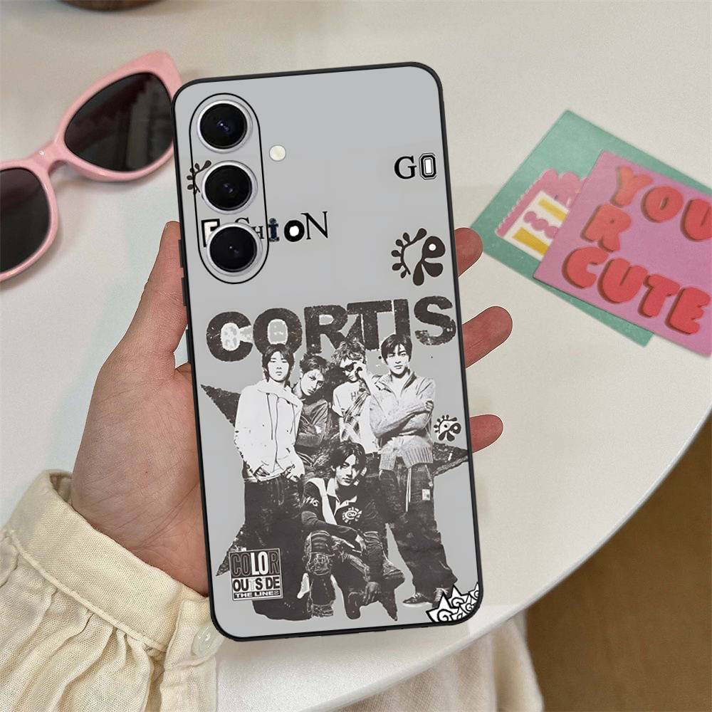 Hot Kpop C-CORTIS Phone Case For Samsung S 24 Fe 25 Ultra Plus 20 Lite 21 30 22 23 24 22 Ultra 5G Fundas