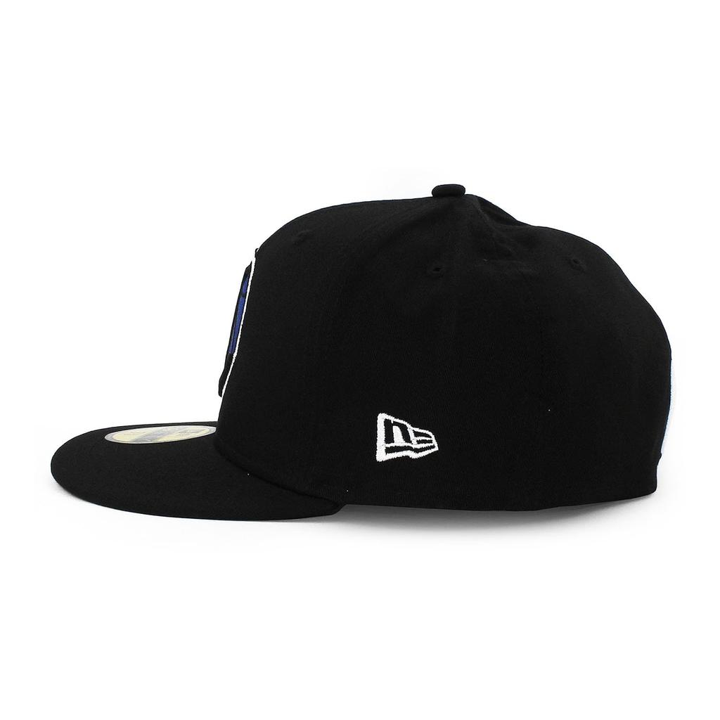 New Era Cap 59FIFTY Dallas Mavericks NBA Team Basic Fitted Cap Black Dallas Mavericks Black Hat Basketball 5950 Sz 7-12 [Used]