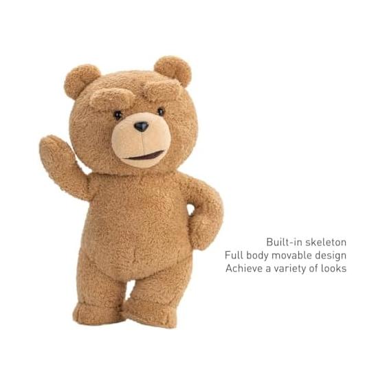 [POP MART Official Store] Ted2 Ted Action Stuffed Toy Pop Mart Stuffed Doll Toy Soft Vinyl Doll Key Chain Blind Doll Gift Push Activity Popma Genuine