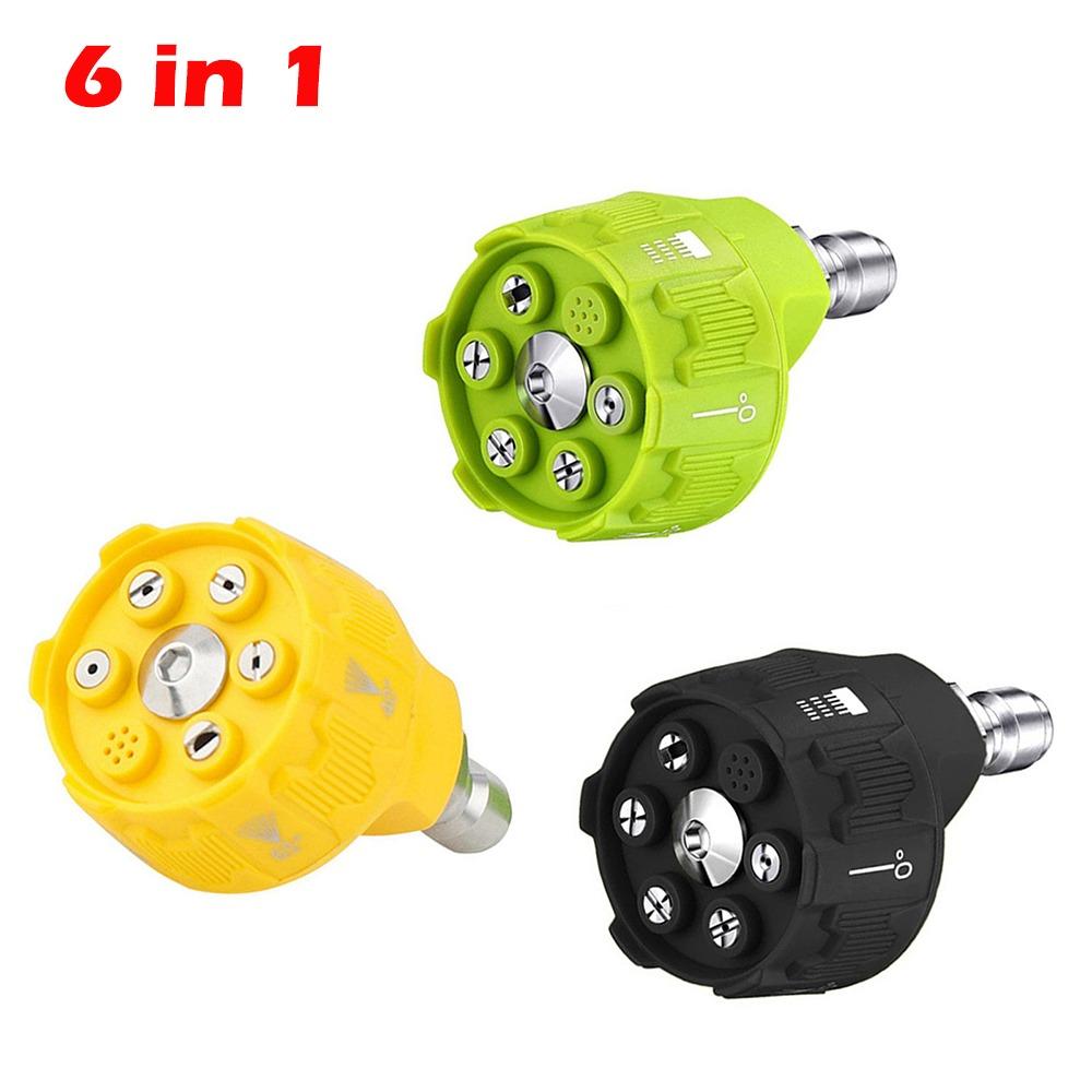

6in1 Change-Over Nozzle Multifunctional Spray Head New Washer Nozzle зелений