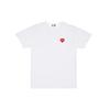 Comme Des Garcons Play X Invader Womens T-Shirt White Women Streetwear AZ-T321-051