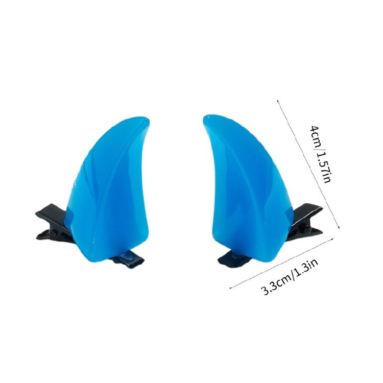 Barrettes Mini Dragon Horn for Girl Halloween Theme Parties Devil Hair Clip