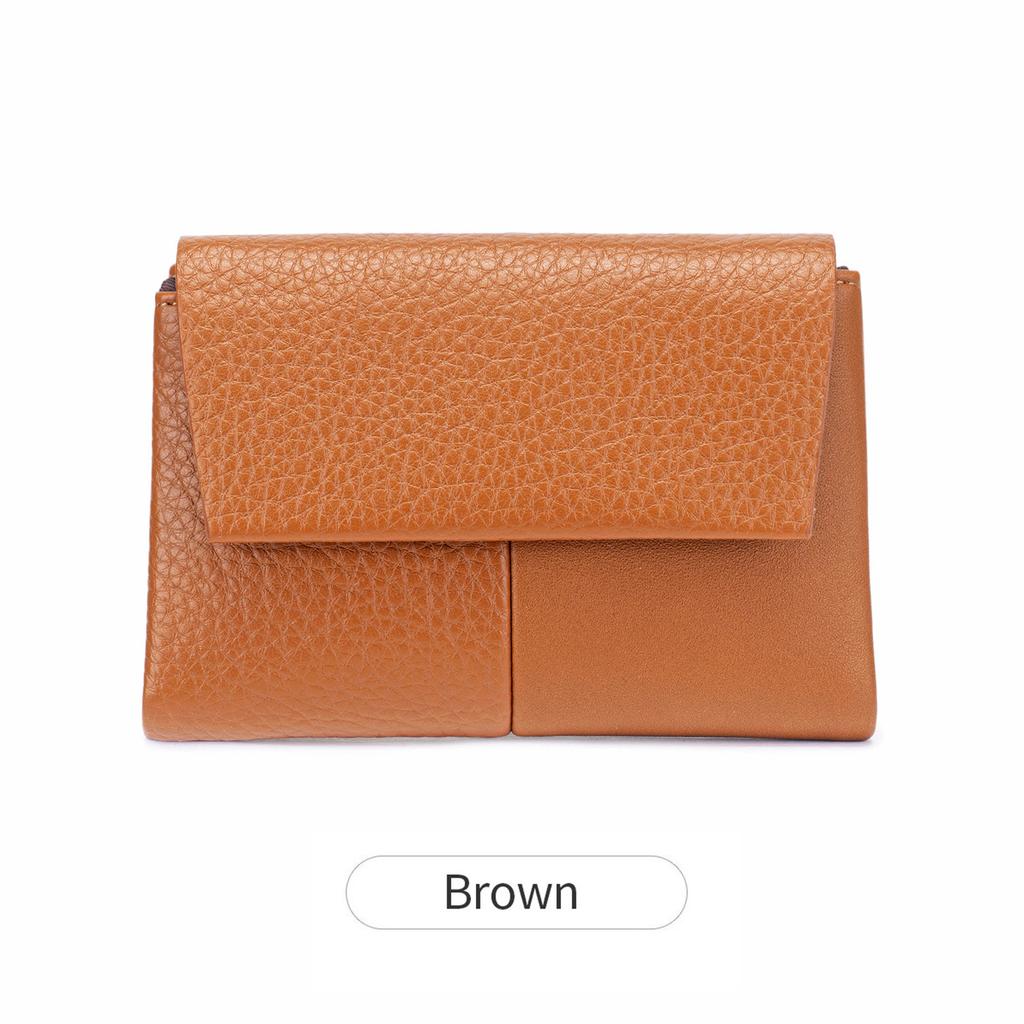 RFIDshielded women's wallet stylish bifold folding largecapacity credit card holder coin purse double zipper women's hand wallet