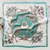 1116 summer new imitation silk cute square scarf clothing with fashion trend versatile women's silk scarf scarf