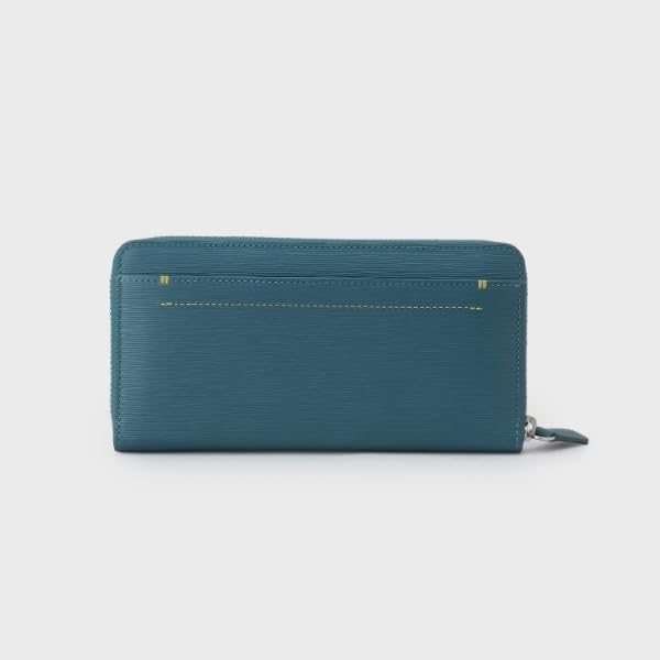 Takeo Kikuchi Ripple Double Stitch 3-Sided Round Wallet, Black (019) 00 (FREE)