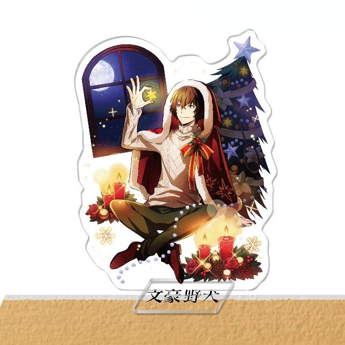 Game Anime Bungou Stray Dog Dazai Osamu Acrylic Cosplay Character Stand Acrylic Figure Stand Painted Desk Decor Ornament Gift