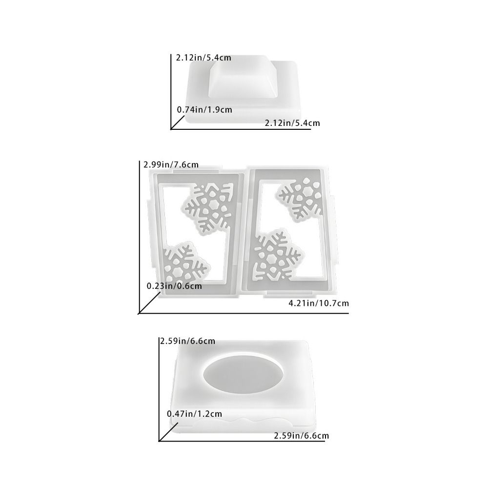 Laternenform Epoxid Silikonform Kerzenbasis Ornamente Form Weihnachtsdekoration