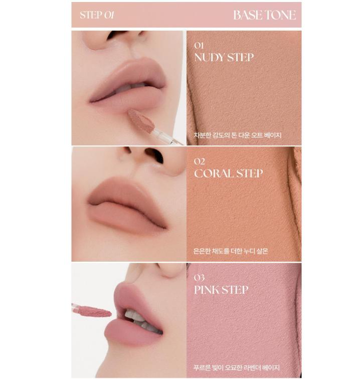 MUZIGAE MANSION Tie-Up Cover Tint 6 Colors – Long-lasting Velvet Lip Tint with Soft Blurring Finish