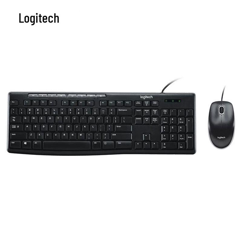 

Logitech MK200 Wired Keyboard and Mouse Combo