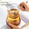 YIHUTEA Heat-Resistant Glass Teapot with Infuser