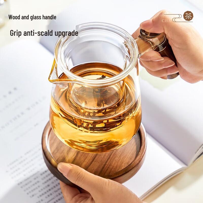 YIHUTEA Heat-Resistant Glass Teapot with Infuser
