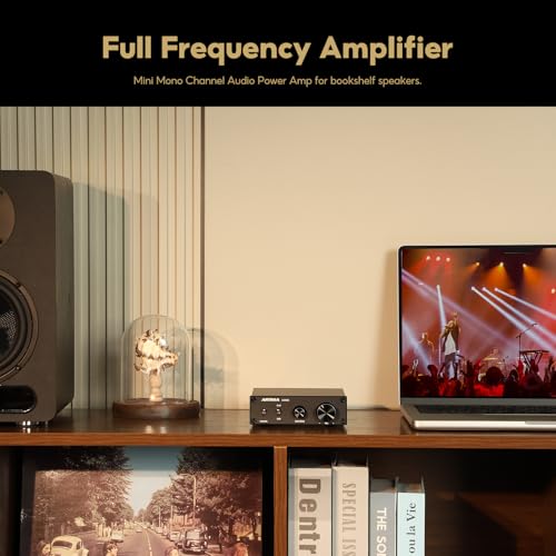 AIYIMA A3001 Mini Stereo Amplifier 300W Subwoofer Amplifier TPA3255 Class D Mono Amplifier Full Frequency & Sub-Bass Home Audio Speaker Amplifier + Po