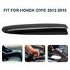 New Quality Shifter Hand Brake Cover Sleeve ABS Car Carbon Fiber Style DIY Decor For HONDA CIVIC 9TH 2012-2015