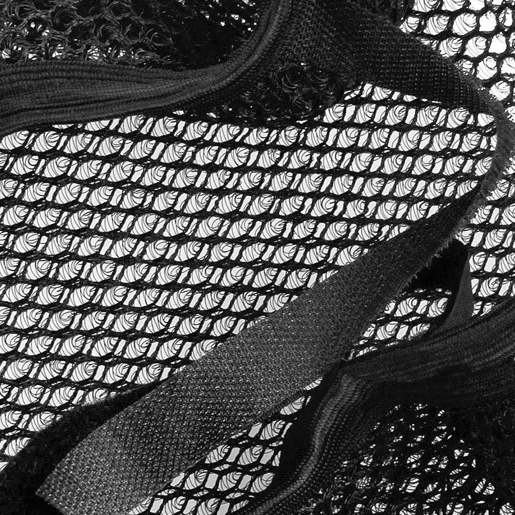XXL Heat Resistant Breathable Seat Saddle 3D Mesh Cover Black for Motorcycle