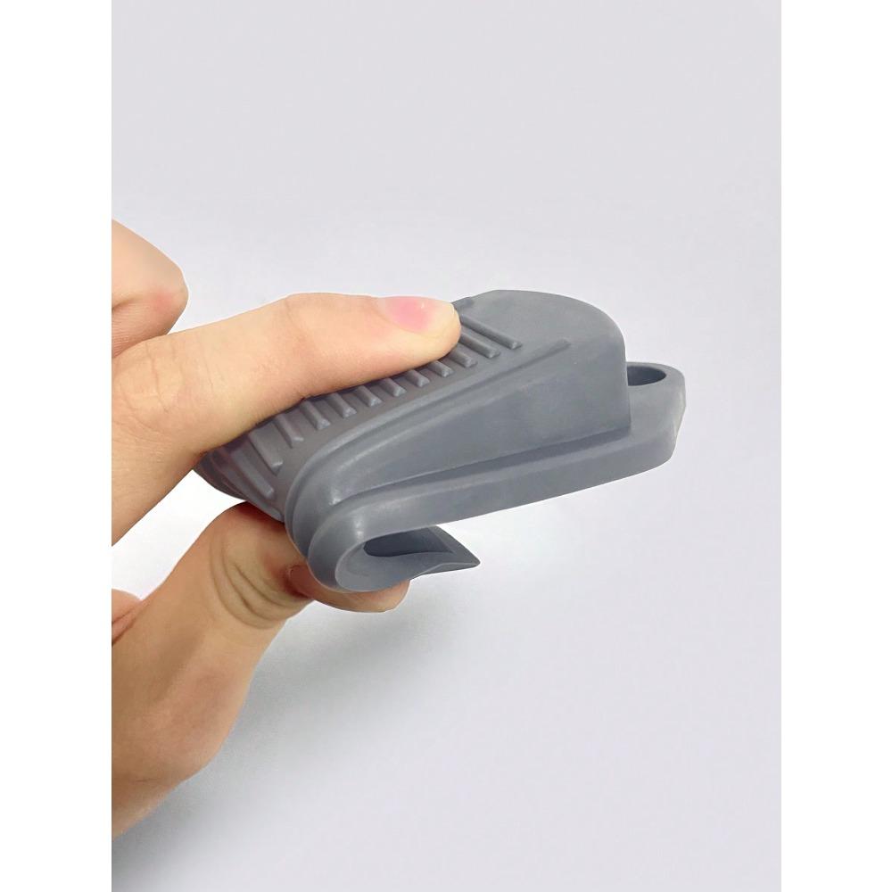 

Резиновый клин-упор для двери Удобный дизайн мышки Упор для двери Стопор Держатель Защита Защита для детей Домашний офис Упоры для двери серый