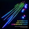 18 in 1 LED Symphony Ambient Lights Car Interior Full Color Streamer RGB 64 Colors Neon Acrylic Strip Decoration Atmosphere Lamp