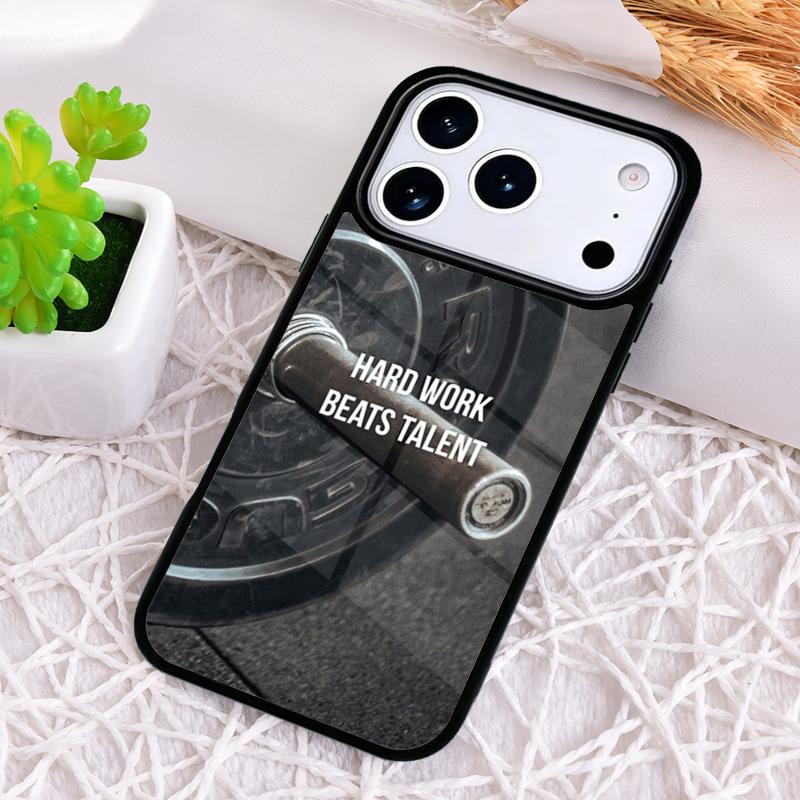 Motivational Gym Fitness Shockproof Phone Case for iPhone 17 Air 16e 15 11 12 14 13 Pro Max Cover Coque