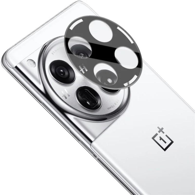 For OnePlus 12 5G Camera Lens Protector WANLONFENG HD Full Black Silk Printed Lens Film