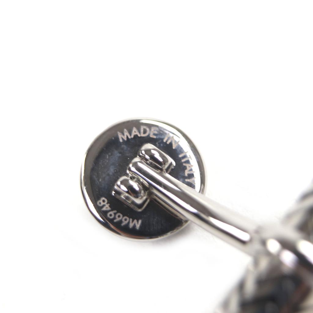 Ausgezeichnete LOUIS VUITTON Manschettenknöpfe V Karakorum Silber Herren M66948 Gebraucht