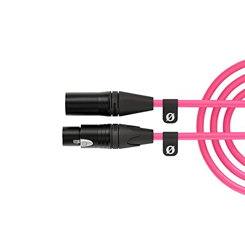 RODE Microphones XLR-3 XLR Cable, Pink, XLR3M-P