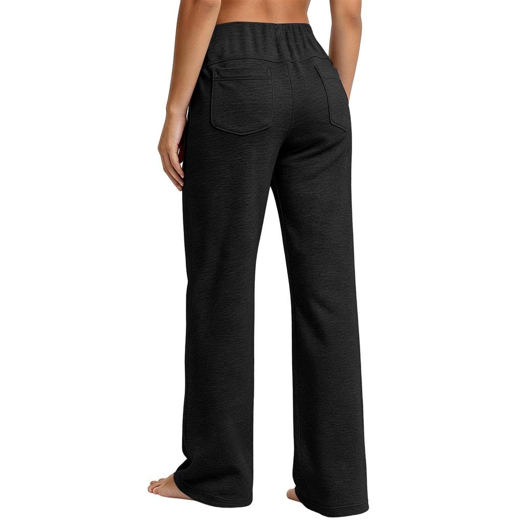 Women's Wide Leg Sweatpants Loose Straight Leg Casual Jogger Pants with Pockets