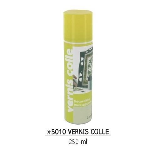 Flacon aérosol vernis colle granité - 250 ml - Décoration tous supports - Mixte - Adulte