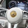 Car steering wheel center sticker is suitable for Mercedes-Benz W253 x253 x205 W166W176GLC/GLK/GLE grade interior badge sticker.