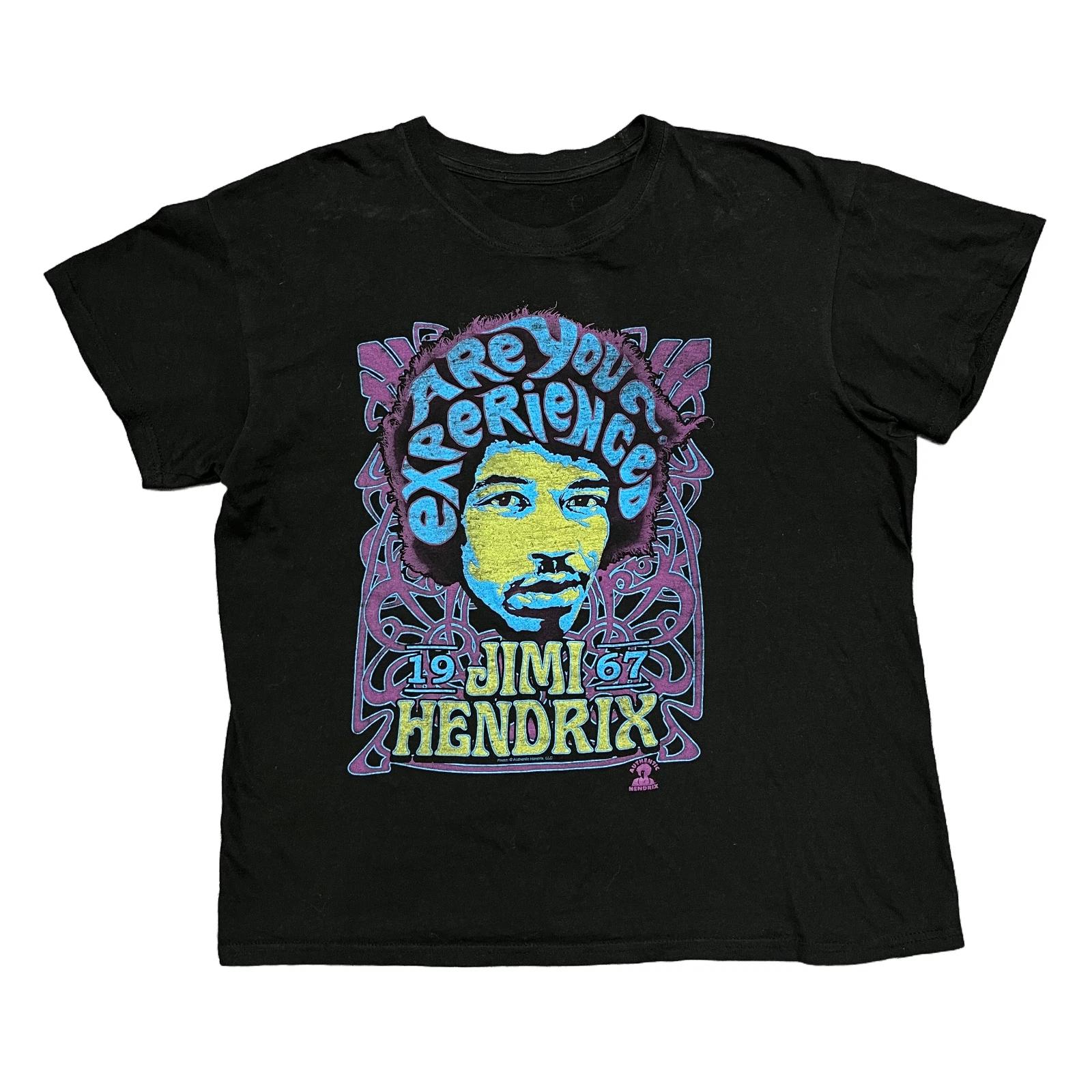 

Jimi Hendrix Shirt Large Black Rock Band Tee Concert Eric Clapton Jim Morrison S
