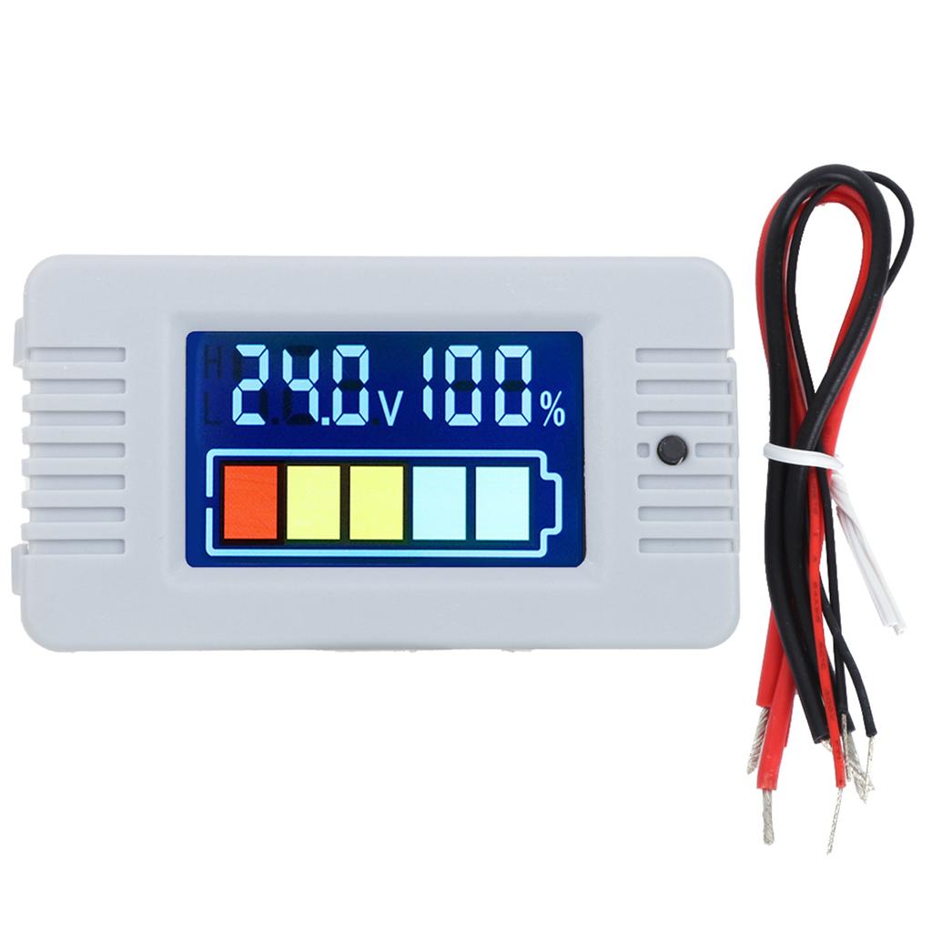 Batteriekapazitätsanzeige LCD Digitalanzeige Voltmeter Stromtester 0 100V Batteriekapazitätsmesser