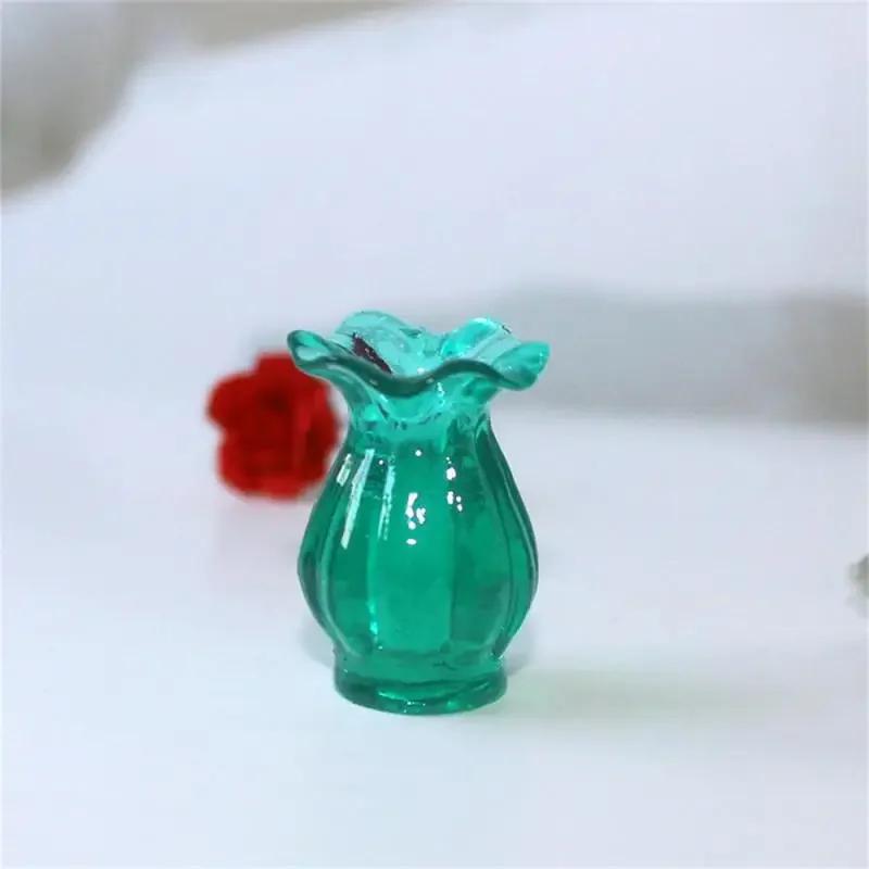 Puppenhaus Miniatur Essen und Spielszene Modell Puppe Mini Keramik Töpfervase Puppenminiaturen Klassisches Miniaturspielzeug Heimdeko