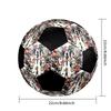 Soccer Ball Colorful Machine Stitched PVC Size 5 Team Training Competition Ready Durable High-Bounce Cool Sports Gift