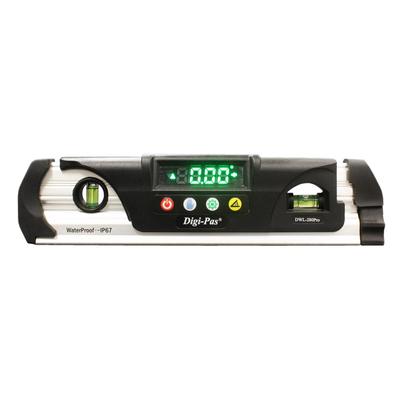Vodotěsný digitální nivelační přístroj 200 mm DWL280Pro Digi-Pas 0,05°