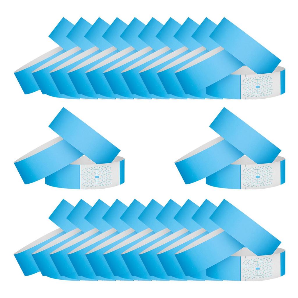 Synthetic PP Wrist Band Disposable Name Tag Bracelet for Large Gatherings Concerts Carnivals Hospital Use