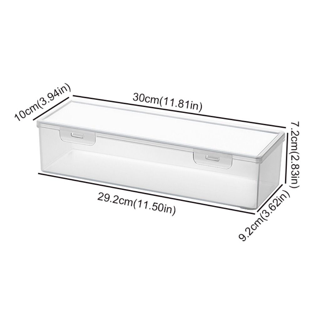 Large Capacity Noodle Storage Box Flip Cover Food Preservation Box  Pefrigerator