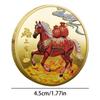 Chinese New Year Coin Good Luck Collectible Coin 2026 Year Of The Horse Souvenir Blessing Keepsake Chinese New Year Luck