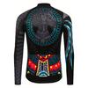 Long-sleeved Cycling Suit with Anti-slip Zipper Design for Mountain Bikes and Road Bikes, Sweat-absorbing Quick-drying Clothes