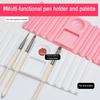 Nail Art Pen Holder Extension Nail Mold Tray Multifunctional Color Palette Pen Holder Carved Base Placement Storage Rack Tool