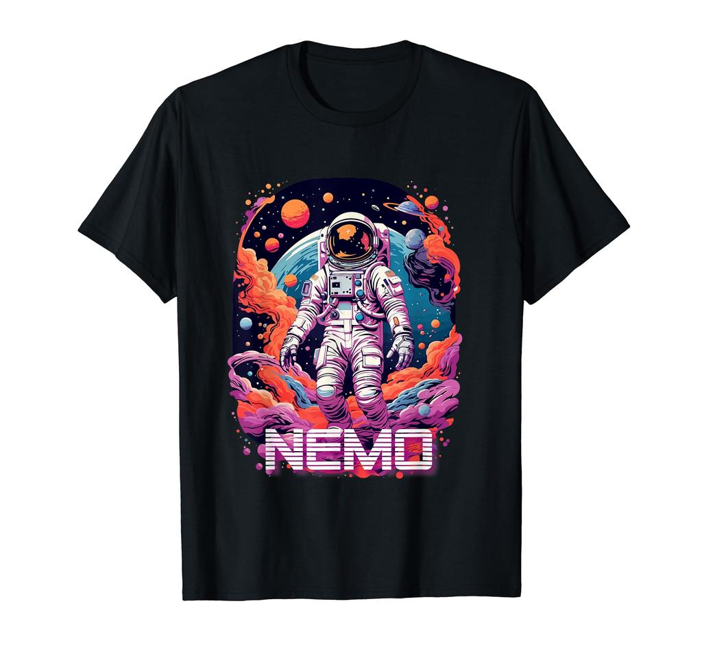 NEMO - Cute Boy's Name with Cool Astronaut T-shirt