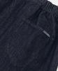 Columbia University All-Round Pleats Denim Long Skirts Indigo Denim
