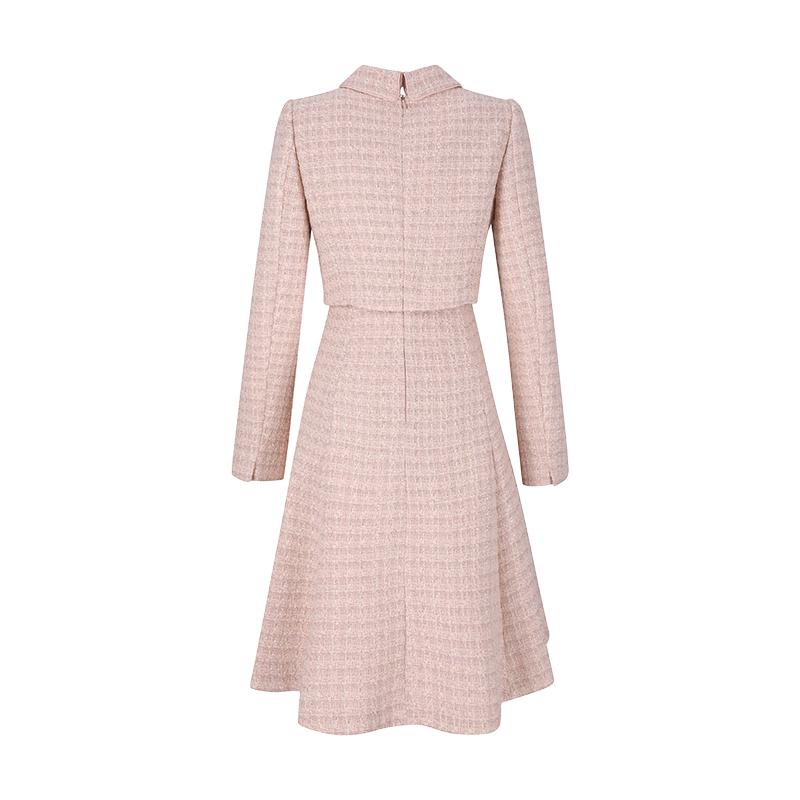 SOUP Collar Flare Two-In-One Dress (Sz9Opm7)