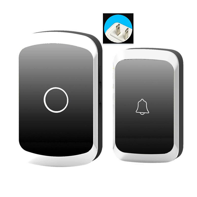 A20 Wireless Doorbell: UK Standard, Long-Range, AC Power, Electronic Music, One-to-One Caller for the Elderly