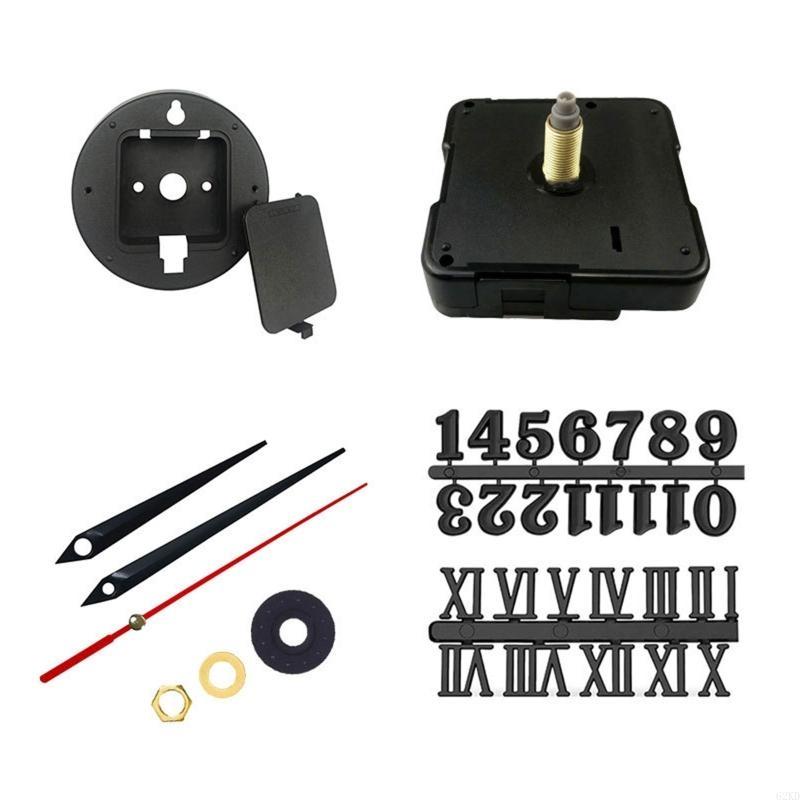 62KD Type Silent Wall Clock Movement Mechanism Replacement Clock Motor Repair Accessories 6 Sizes Shafts